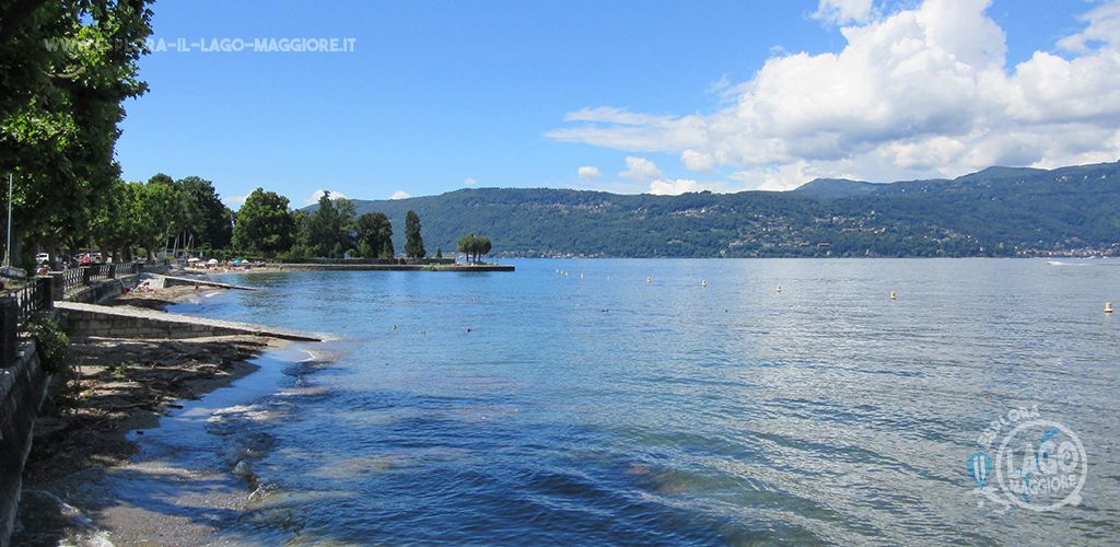 Spiaggia di Cerro a Laveno-Mombello sul Lago Maggiore