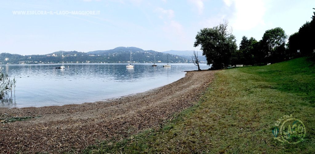 Spiaggia La Nocciola di Angera sul Lago Maggiore