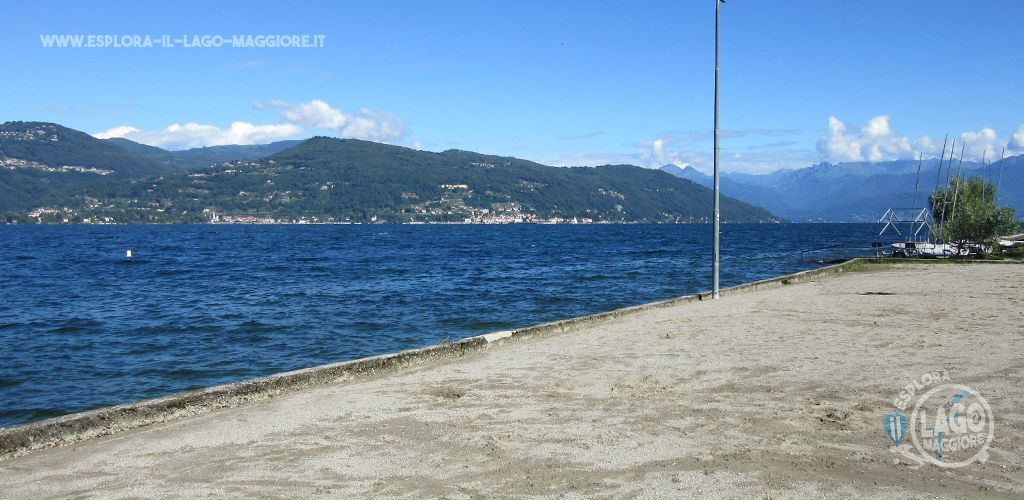 Spiaggia Lido Euratom a Ispra sul Lago Maggiore